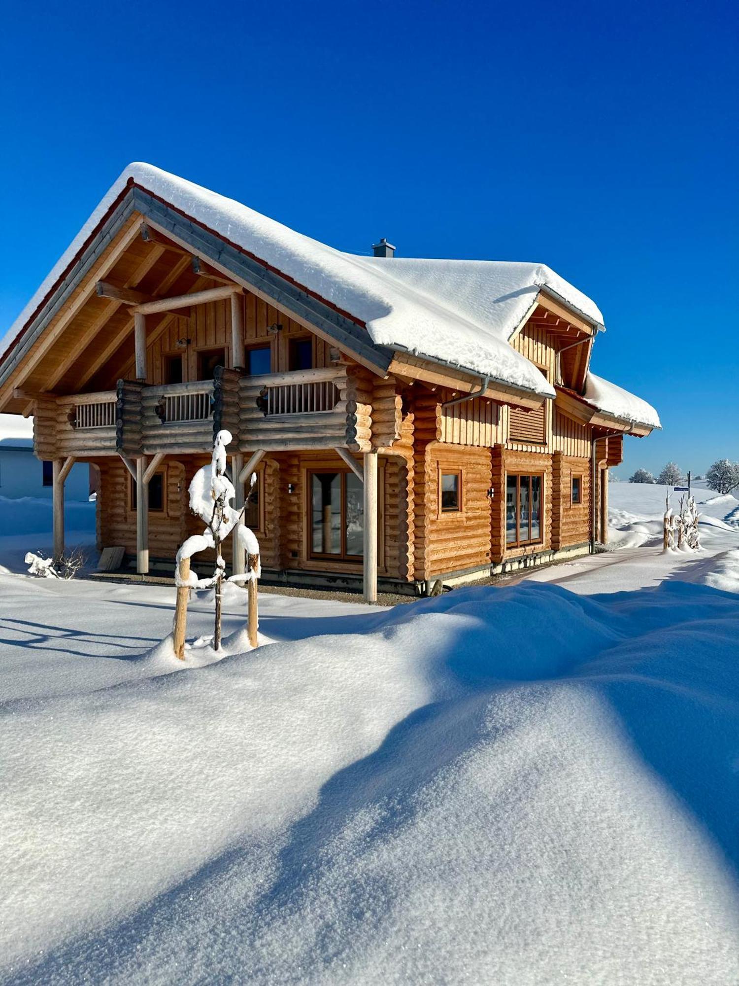 "Allgaeu-Herzl" Alpenchalet Fuer Zwei Ruckholz Exterior foto
